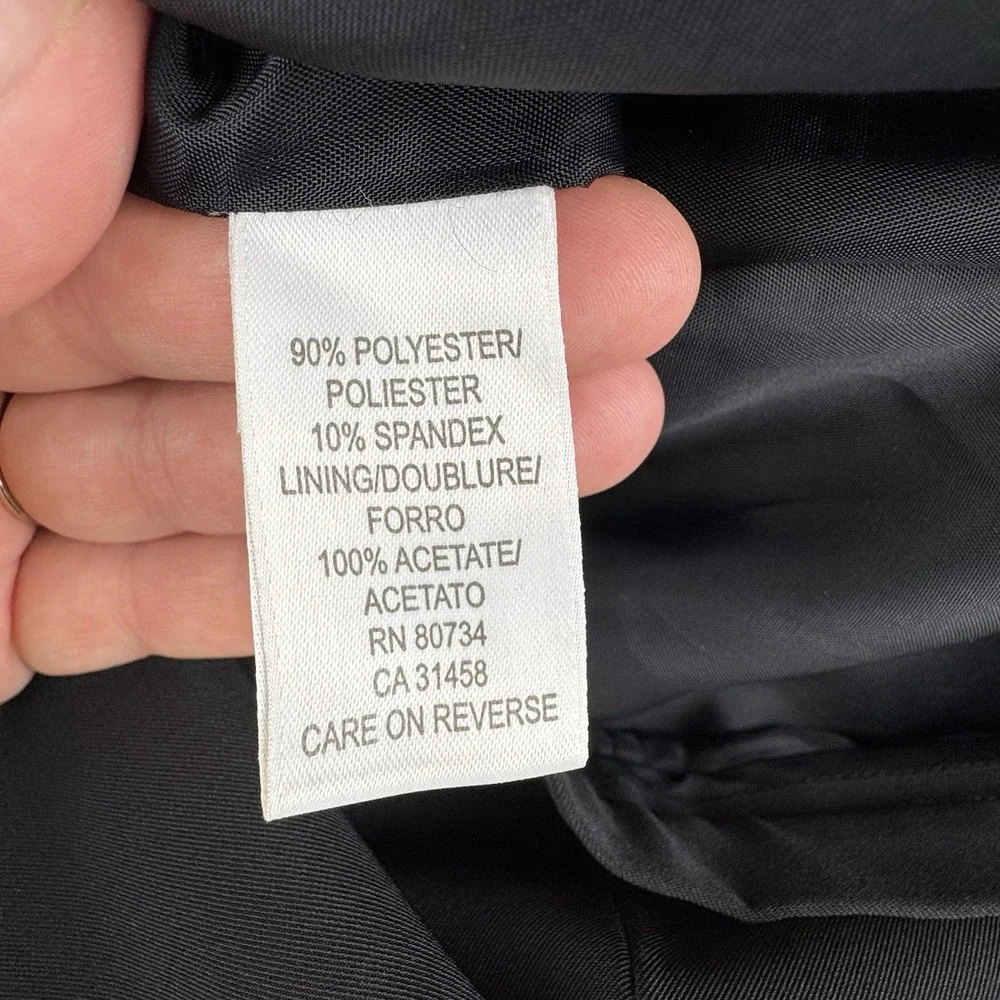 BCBG Maxazria Pencil Skirt‎ Women's 10 Black Bodycon Ruching Booty Sexy (1258)